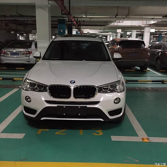 到家里的车库,车头还是很满足的确