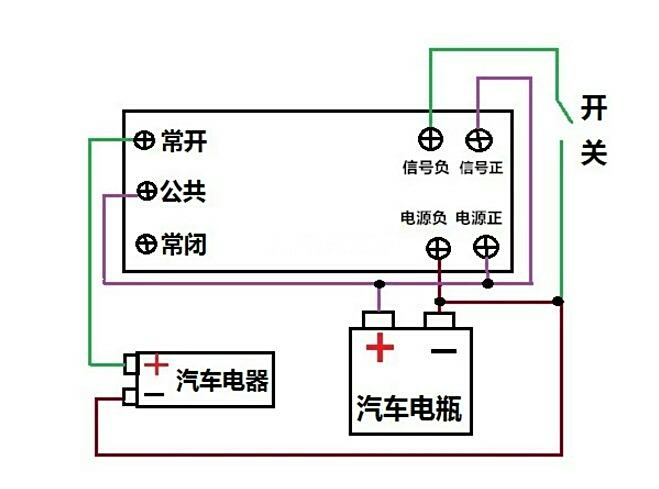 汽车阅读灯电路图图片