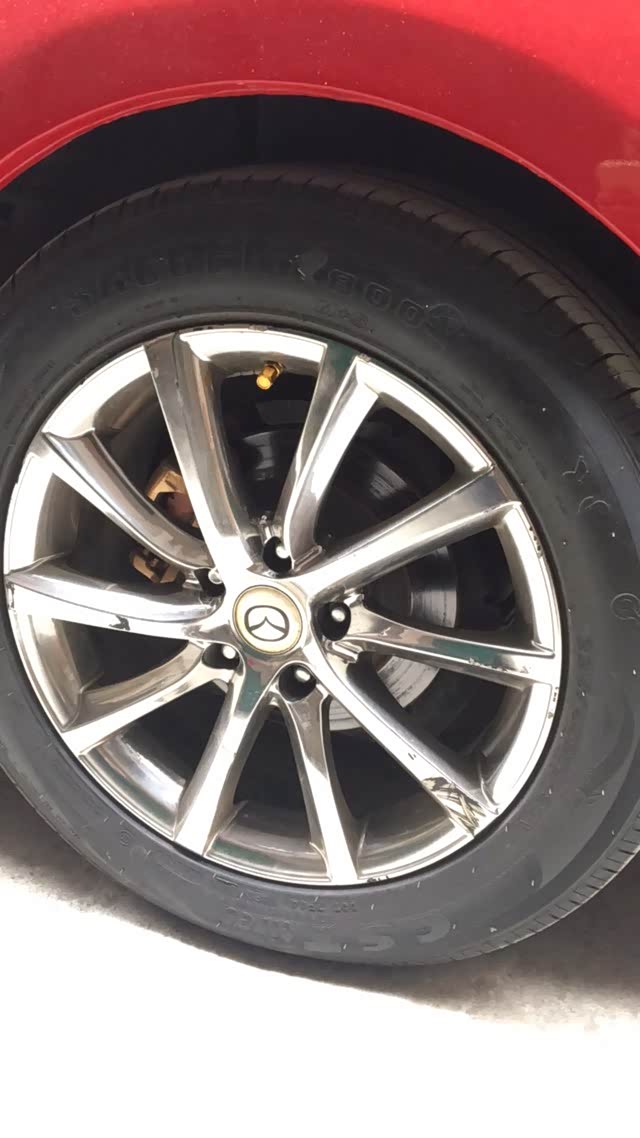 马自达睿翼轿跑改装轮胎