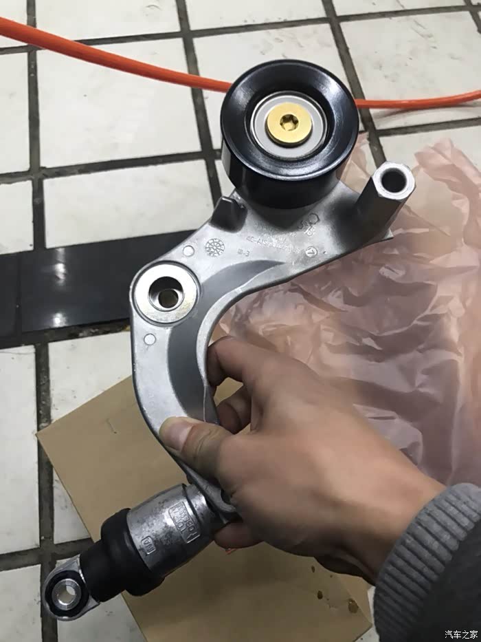 【图】涨紧器置换中,本田售后还是可以的_缤智论坛_汽车之家论坛