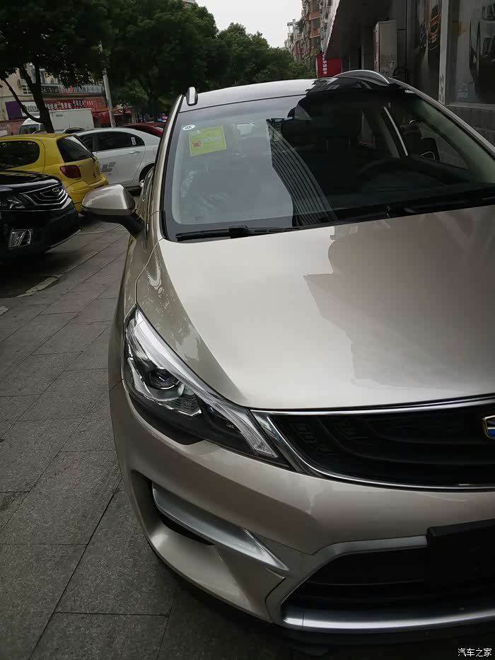 运动领尚琥珀金提车