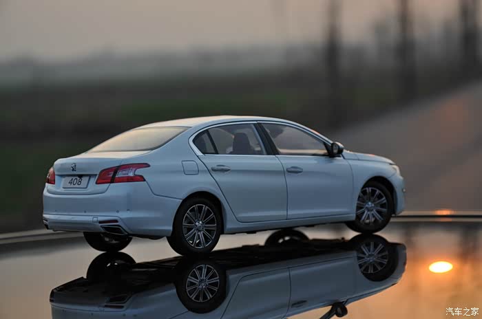 模型活动以车模探寻标致汽车文化东标408汽车模型赏析