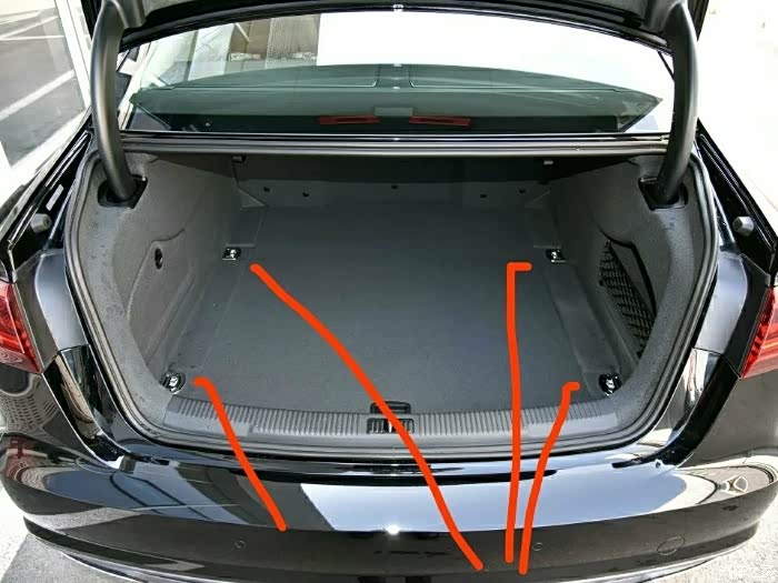 【图】如图后备箱如图四个金属是什么?_奥迪a6l论坛_汽车之家论坛