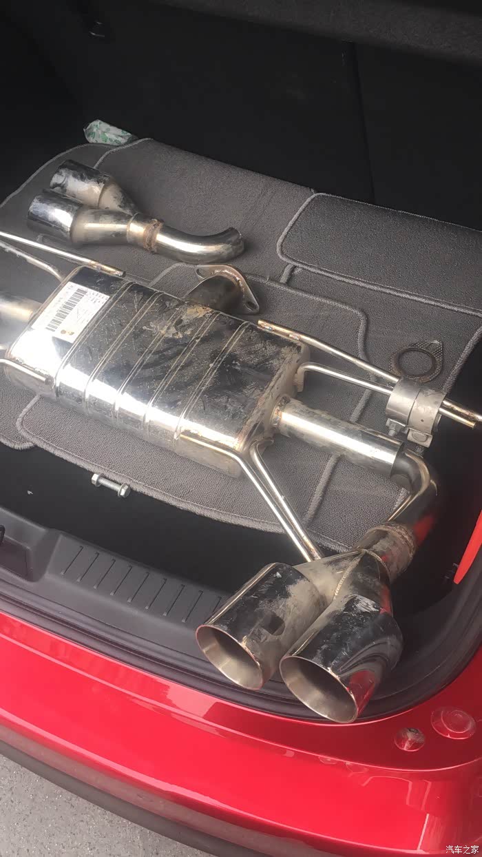 【图】帮朋友出一套cgw尾段排气_马自达3 昂克赛拉论坛_汽车之家论坛
