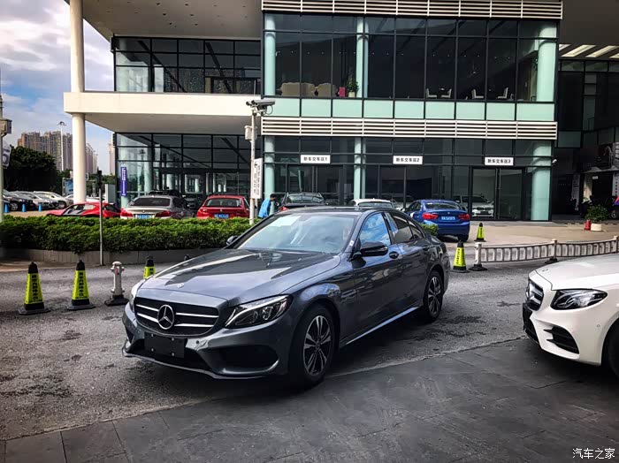 【图】今天中午等到你了 c200标轴月光石灰_奔驰c级论坛_汽车之家论坛