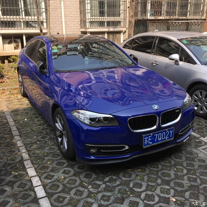 【图】蓝紫色528改方口排气_宝马5系论坛_汽车之家论坛