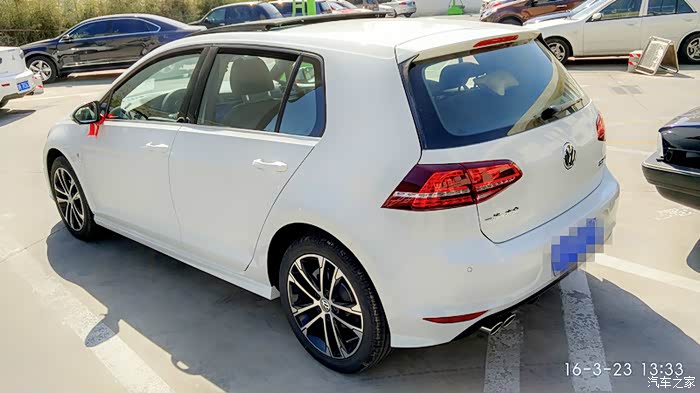 缘来是你16款手动高尔夫rline提车作业求认证求加精