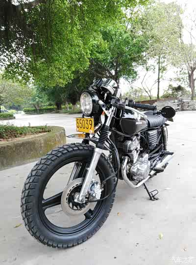 求助本田cb125t想改复古跪求排气管方案急急急