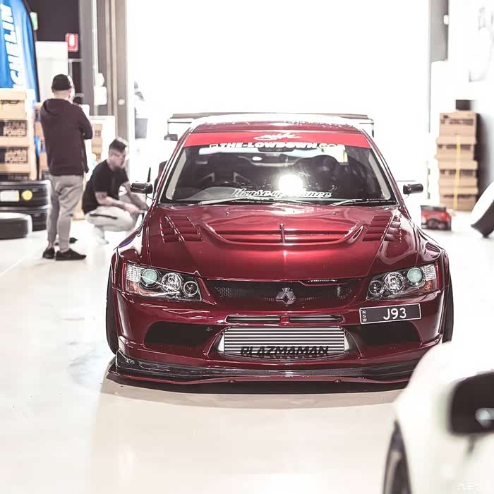 改装车[超话]#三菱evo9 就是帅