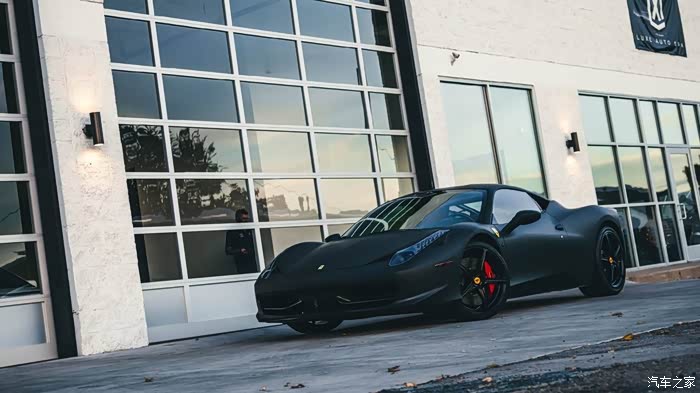 【图】ferrari 458 霸气的黑武士一枚._法拉利论坛_汽车之家论坛