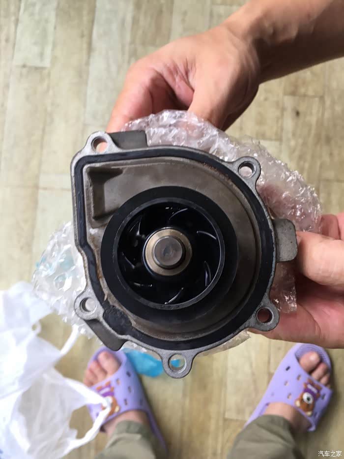 英朗水泵总成你换了么?据说这是英朗车的通病.