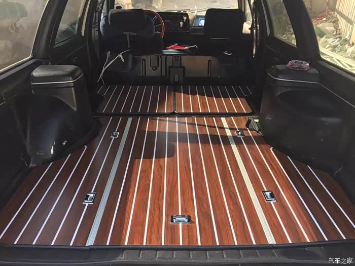 支持一下,我是青岛的桑旅车主这是我的后备箱