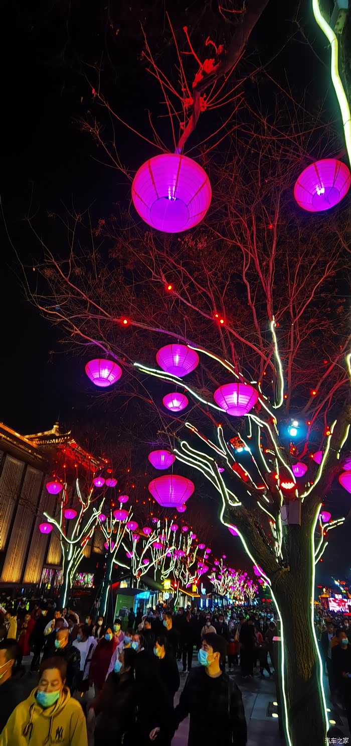 火树银花不夜天大唐不夜城赏灯