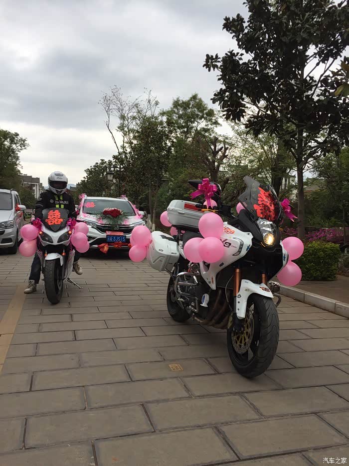 【图】武定摩友结婚!给他一个满意的车队!_摩托车论坛_汽车之家论坛