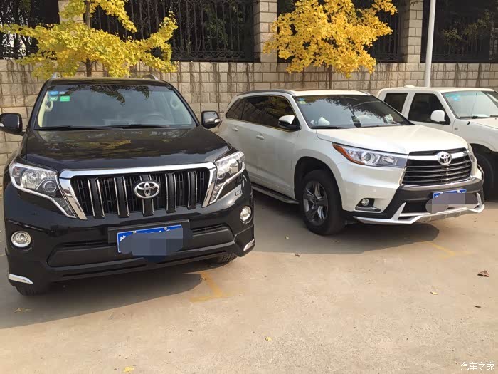 中东普拉多和汉兰达对比