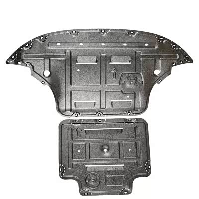 原车的变速箱护板质量太差,果断换