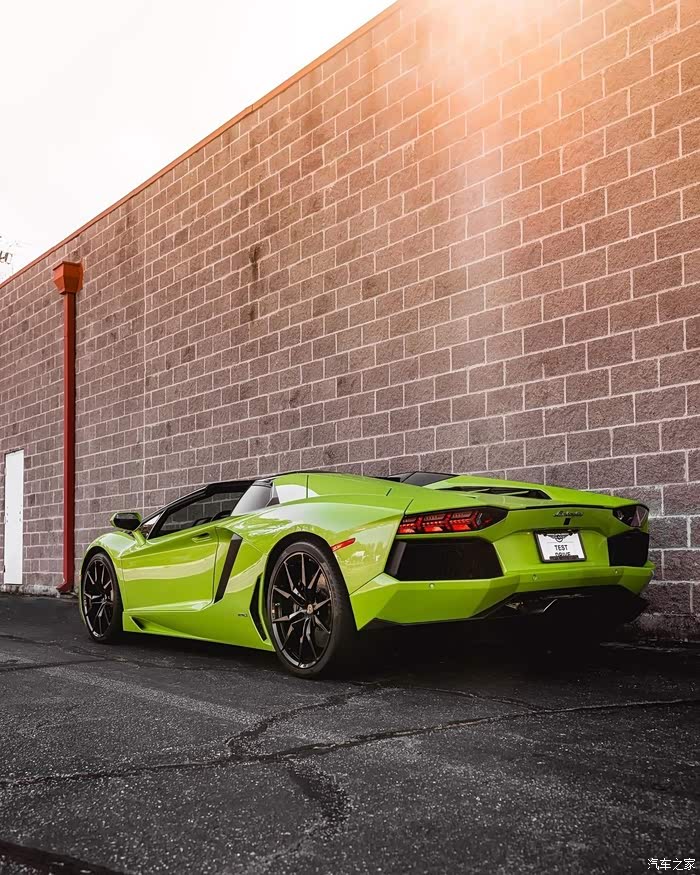 【图】看起来像酸青柠的"绿牛"兰博基尼_路宝论坛_汽车之家论坛