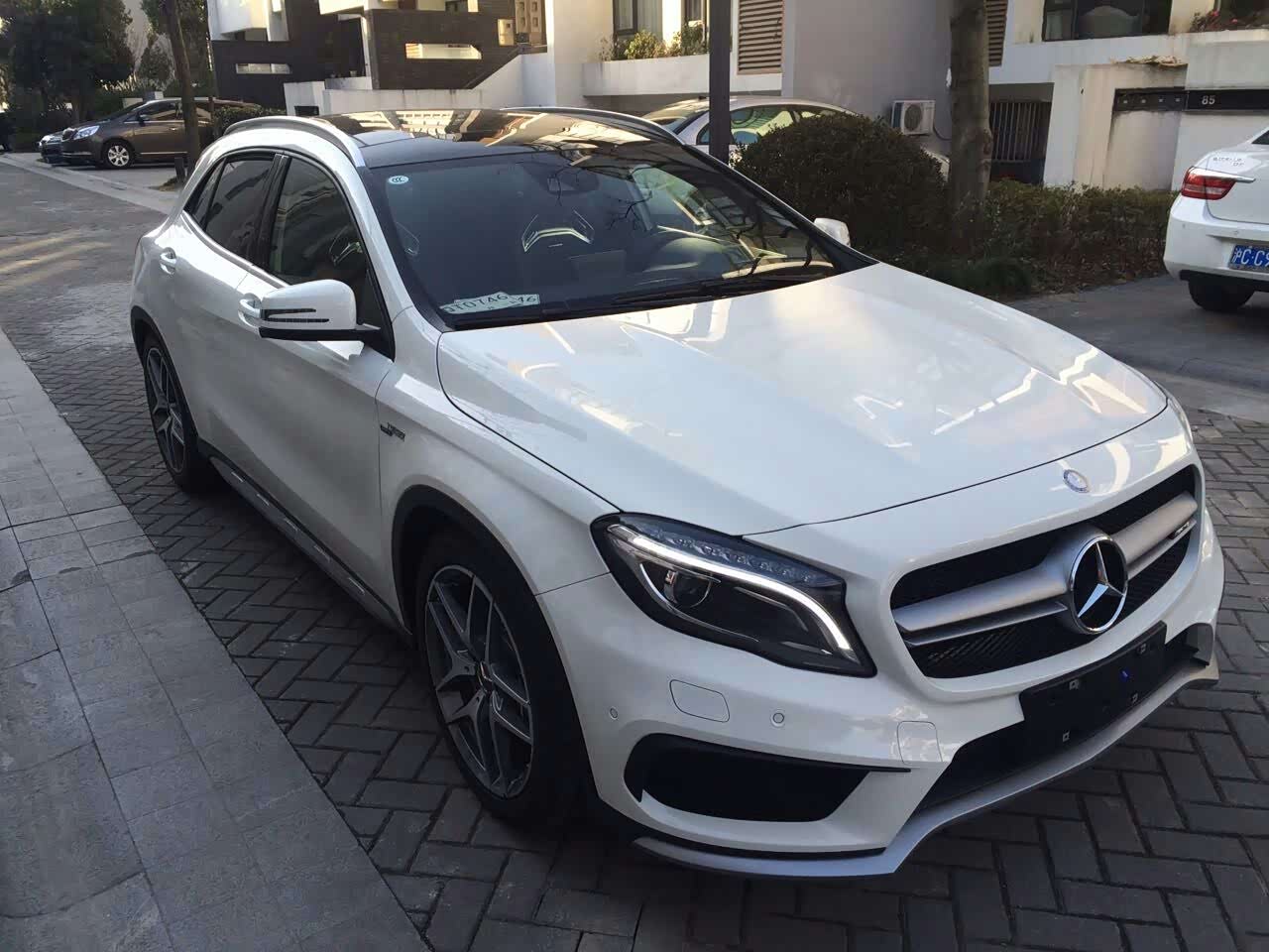 16款gla45提车.顺便求个认证