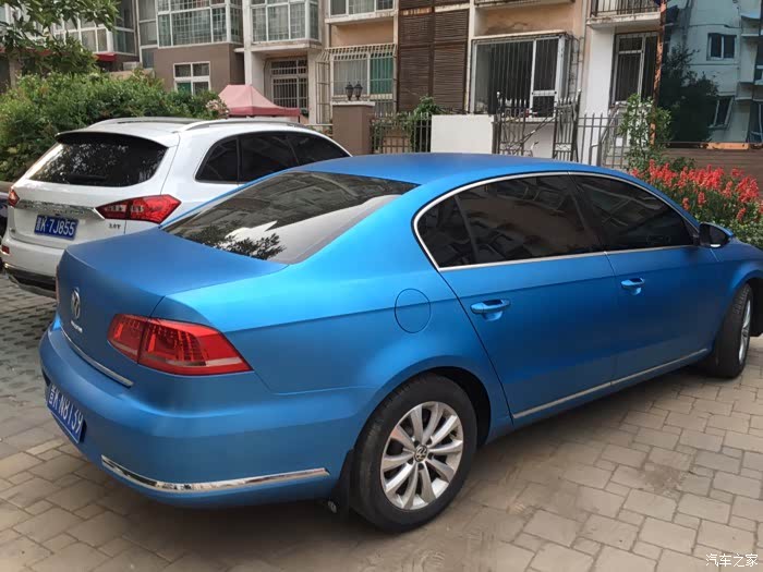 13款迈腾改色贴膜作业,改个颜色,换个心情.