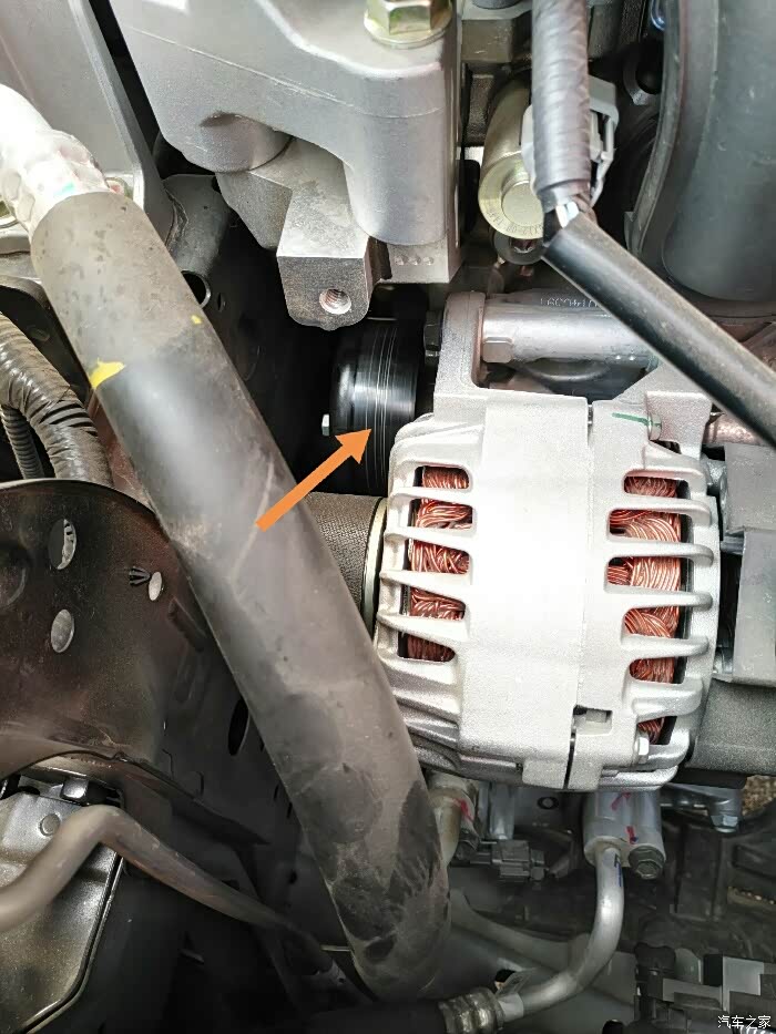 发动机皮带位置