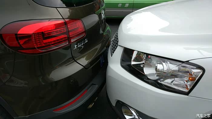 大科首撞!追尾神车途观