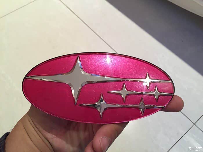 【图】要的就是骚,粉标作业_斯巴鲁xv论坛_汽车之家论坛