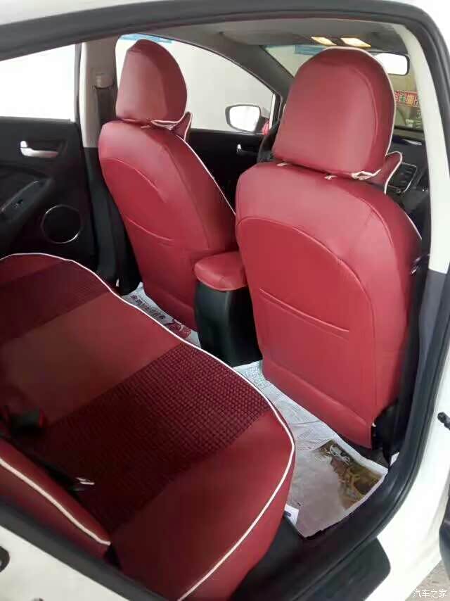 装个恒温皮革座套配黑内饰动感足啊