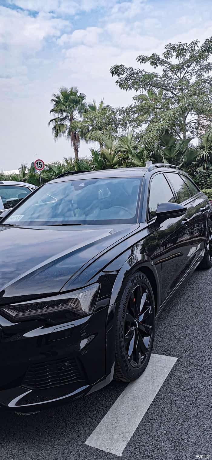 【图】黑化的a6 allroad,亚光轮眉贴黑挺和谐_奥迪rs论坛_汽车之家