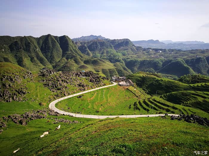 贵州泉口万亩草场之行沿途风景