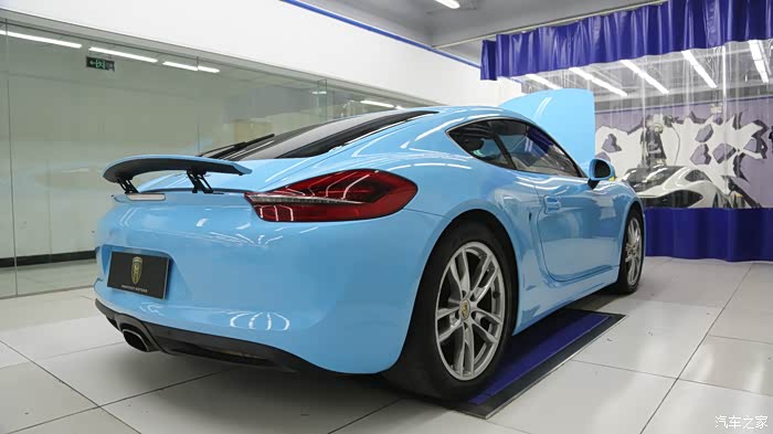 981cayman全车babyblue改色