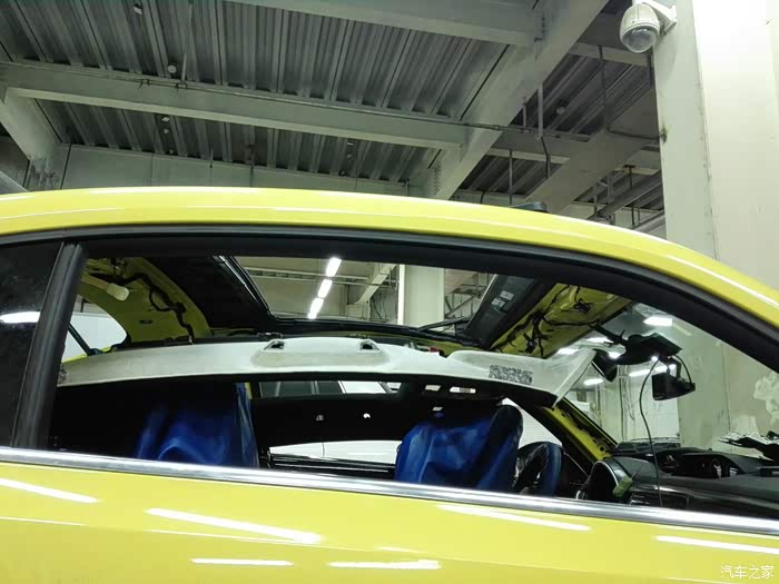 【图】求助,天窗遮阳帘收不进去了._甲壳虫论坛_汽车之家论坛