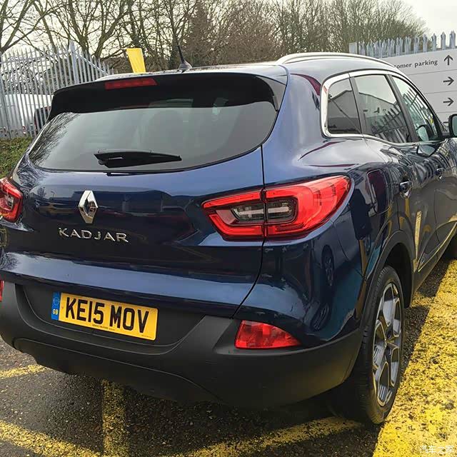 放毒海外雷诺kadjar科雷嘉蓝色实车第三弹