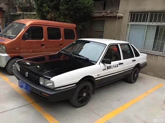【图】谁有白色普桑改涂装的图片?_桑塔纳经典/志俊论坛_汽车之家论坛