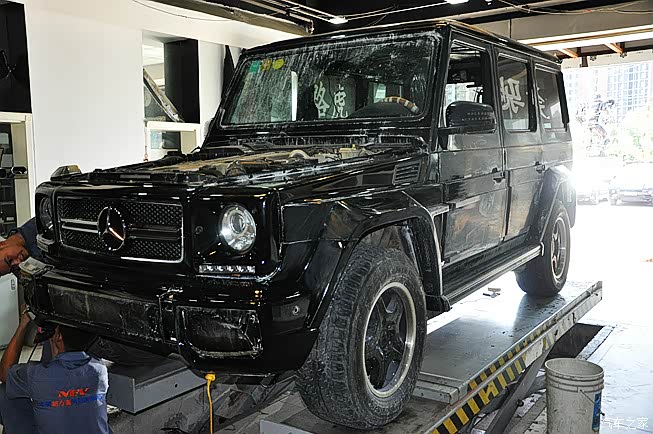 把07款amgg55改装巴博斯外观和内饰回家过年