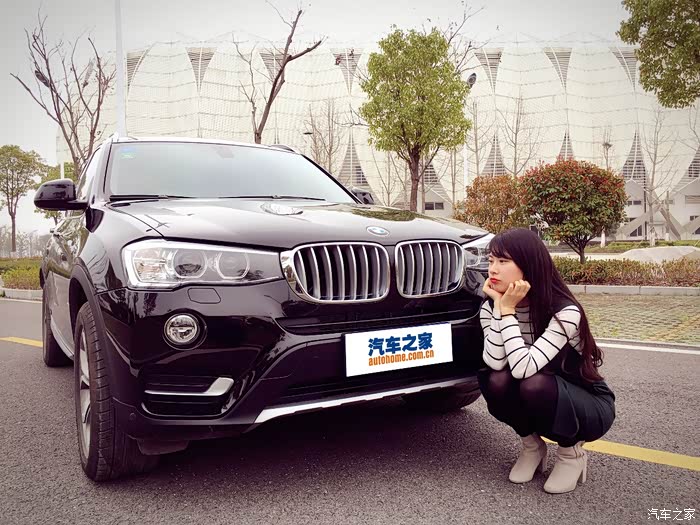 【图】春风十里不如你,女神当车模 x3 20i大片秀 求精!求顶!