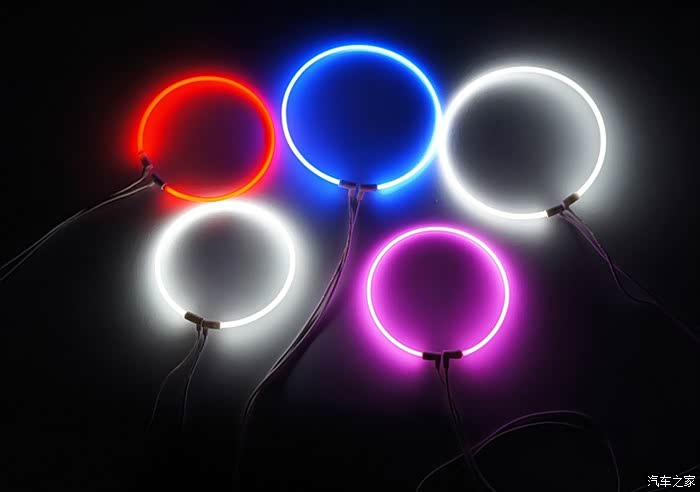 ccfl天使眼光圈ccfl冷光灯 阴极管让观致5 鲨鱼腮 玄亮起来