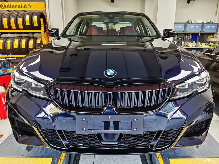 【图】3个月的等待——bmw 330li 炭黑火山红提车作业_宝马3系论坛