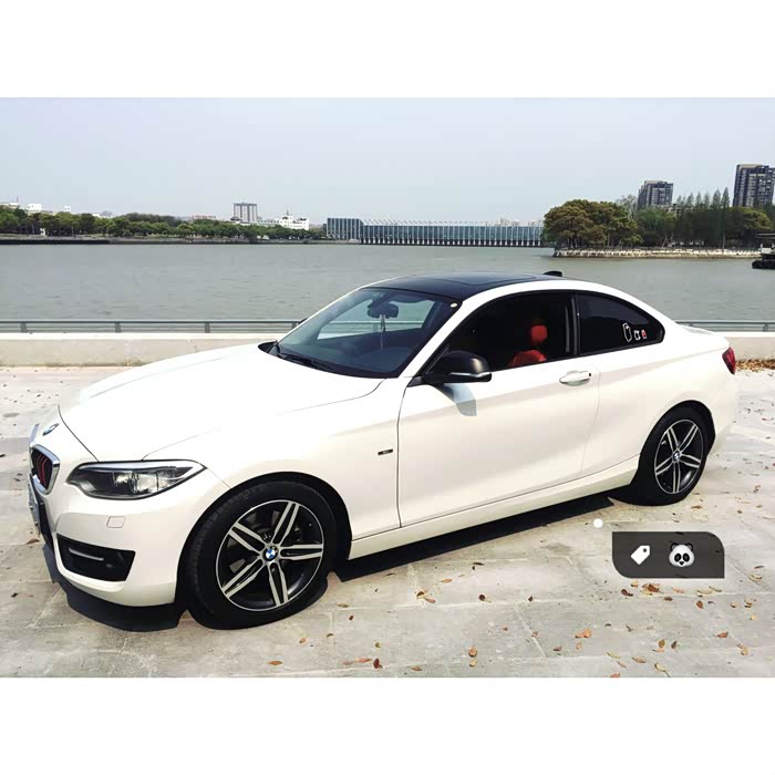 【图】220i硬顶贴膜,变身黑白小熊猫._宝马2系论坛_汽车之家论坛