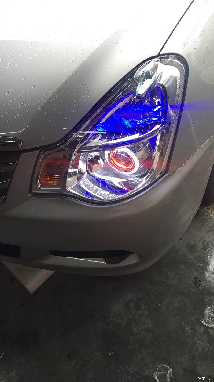 轩逸经典改装透镜