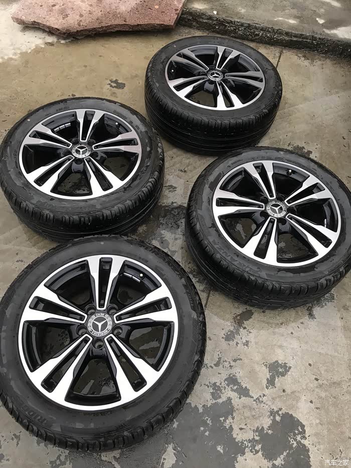 【图】出c200标轴全套轮胎和轮毂_奔驰c级论坛_汽车之家论坛