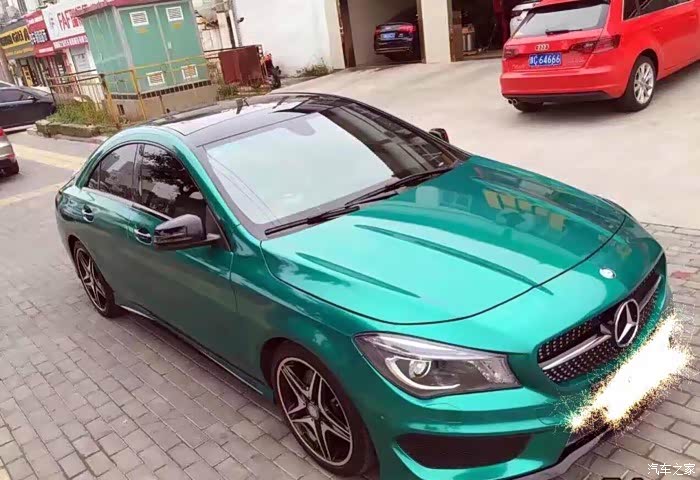【图】车到了…求推荐改色膜_奔驰cla论坛_汽车之家论坛