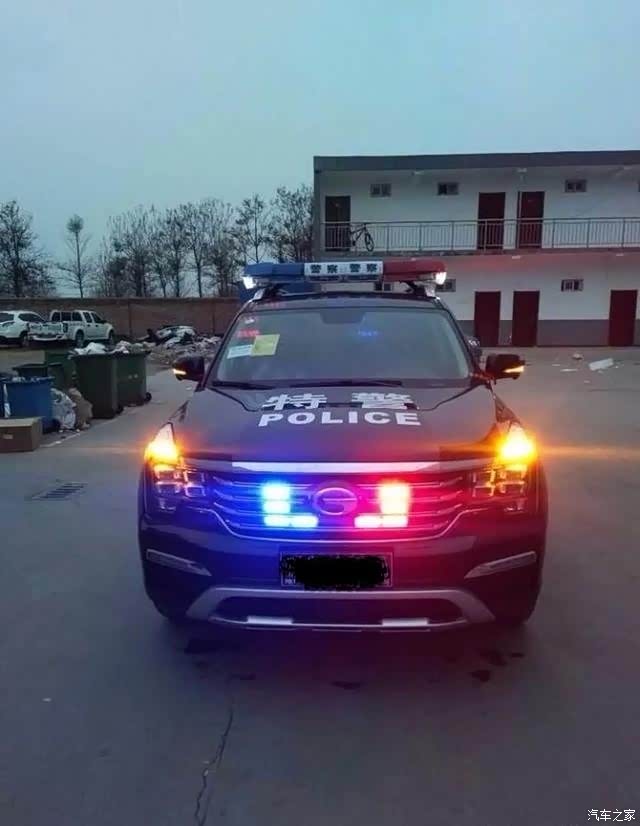 【图】警车版gs8?帅啊!_传祺gs8论坛_汽车之家论坛