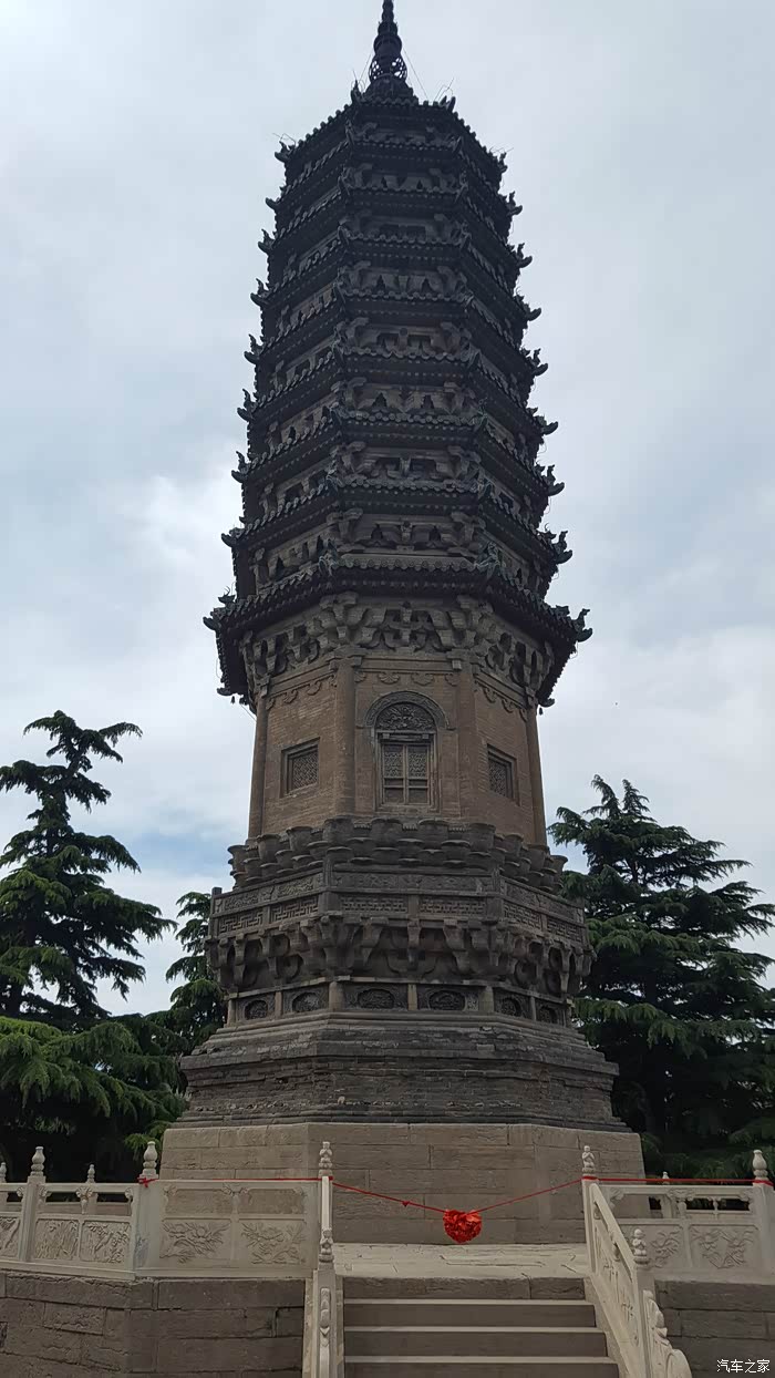 【石家庄cs35车友会】临济寺也是正定的四大古塔之一