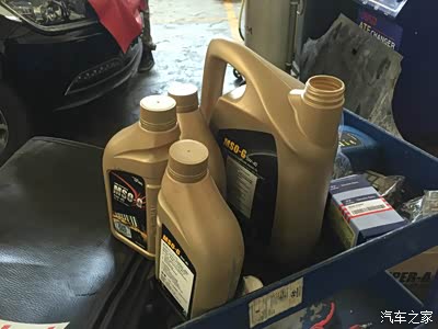 摩比斯sn5w40全合成机油.加了7升.