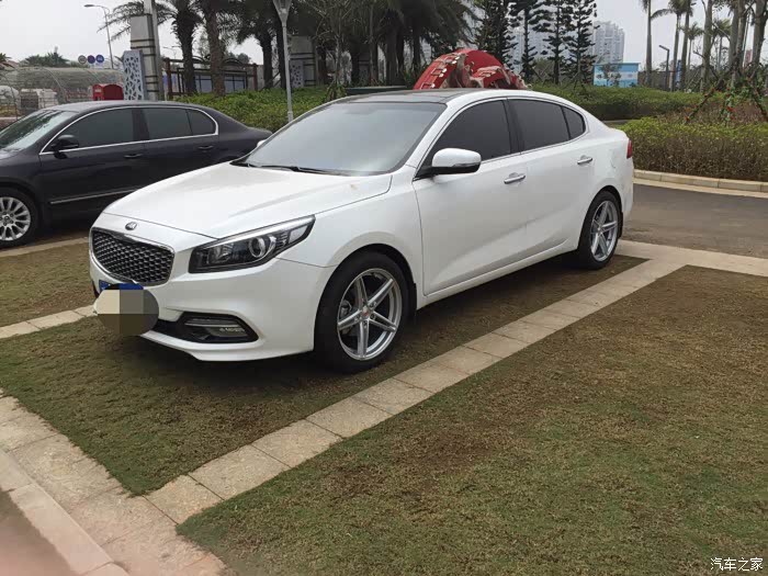 【图】晒晒太阳 改装18寸轮毂._起亚k4论坛_汽车之家论坛