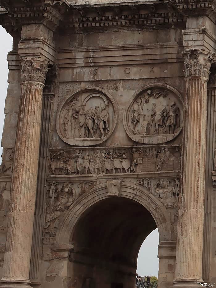 【最清晰的君士坦丁凯旋门】局部细节照