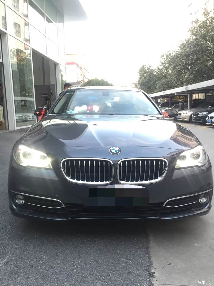 【图】昨天提车,5系矿石灰!_宝马5系论坛_汽车之家论坛