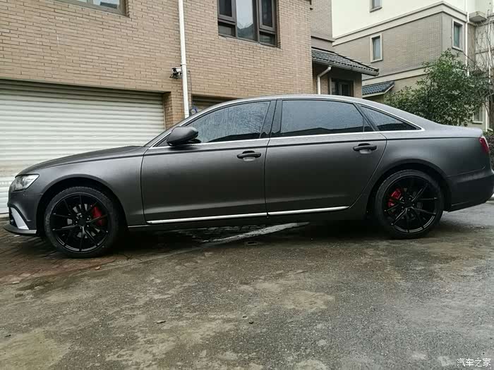 【图】a6改装rs6包围战斗灰19寸轮毂上图_奥迪a6l论坛_汽车之家论坛