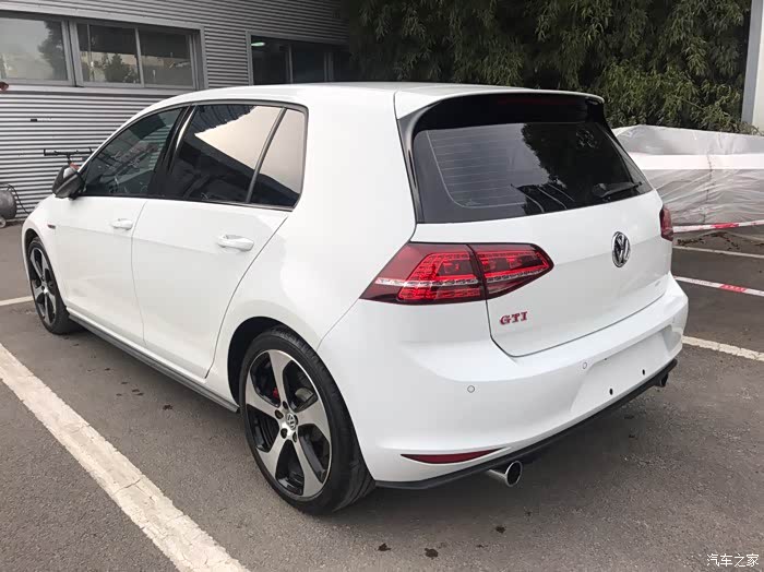 武汉白色高尔夫7gti提车后续