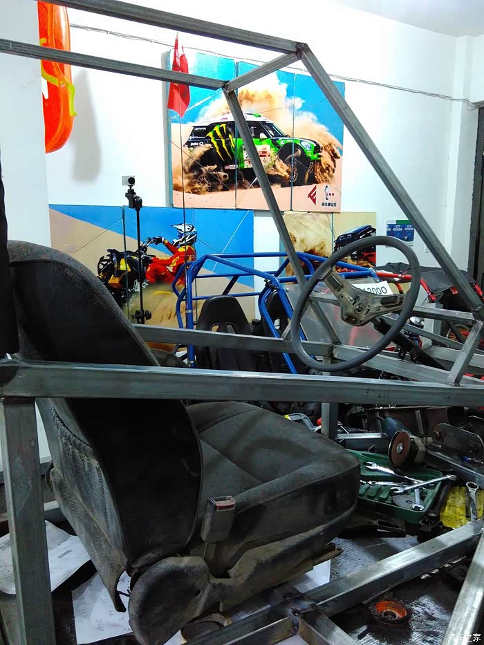 自制响尾蛇钢管车